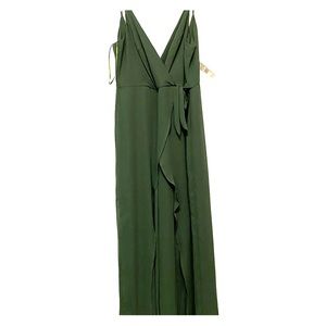 Sexy Military Green Jumpsuit